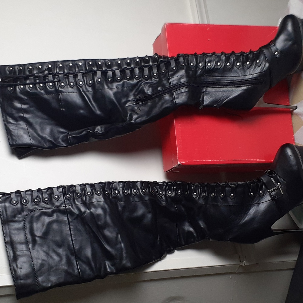 Thigh high boots